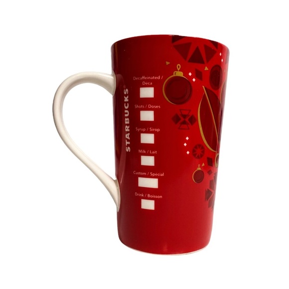2013 Starbucks Red Holiday Christmas Mug - Picture 6 of 15